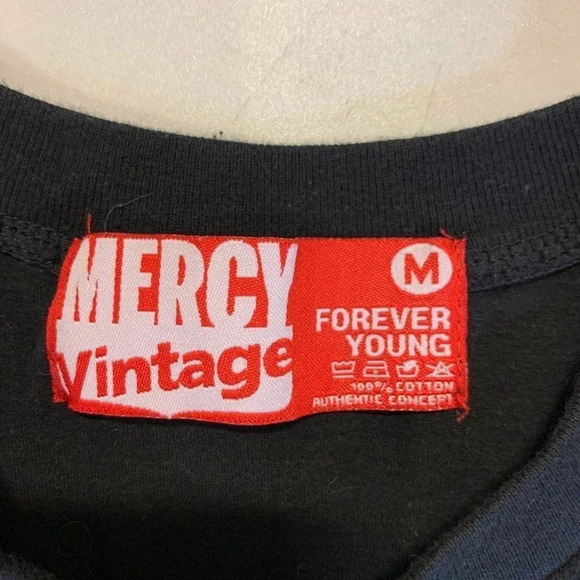 Mercy‎ Vintage Men's Homer Simpson Savage Doughnut Forever Young T-Shirt Size M - Picture 6 of 10